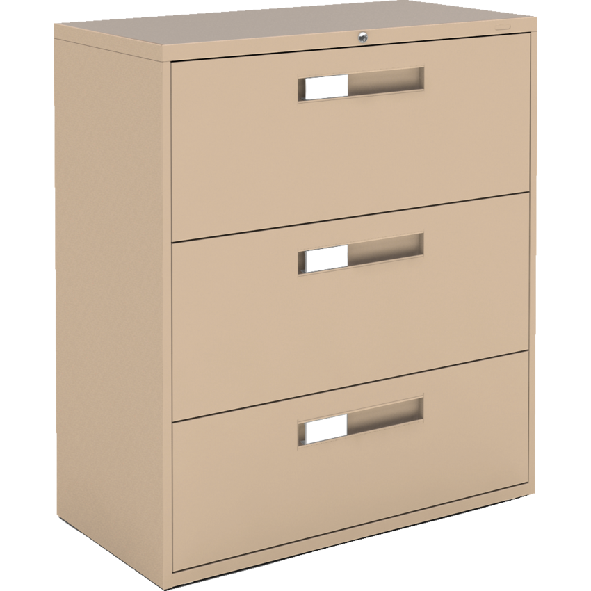 Global® Fileworks® 9300 Series Lateral File Cabinet 3-Drawer Nevada