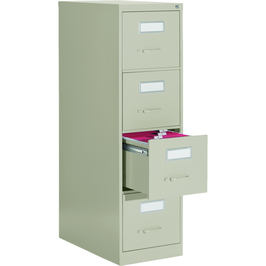 Global® Fileworks® 2600 Series Vertical File 4-Drawer Letter Nevada