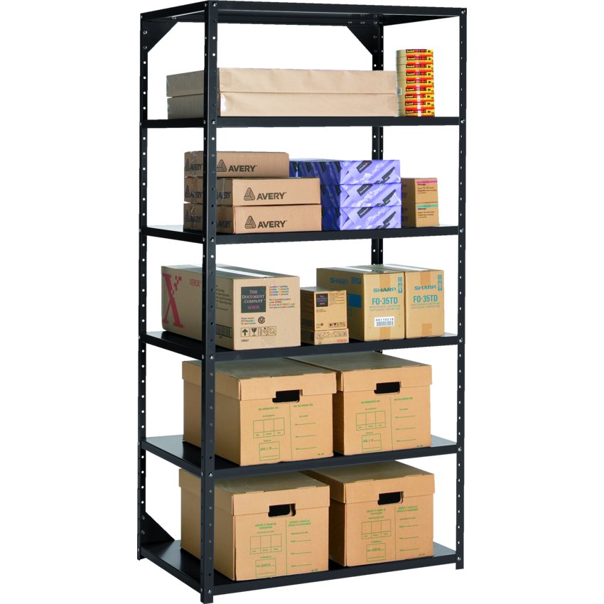 Global Industrial Metal Shelving 24" Charcoal Grey