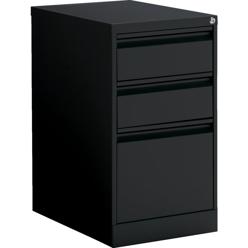 Offices to Go File Pedestals 15"W x 23"D x 27-7/8"H Black