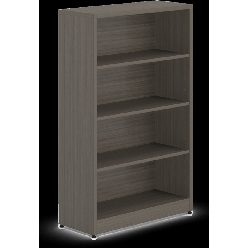 Offices To Go® Ionic Bookcase 30"W x 12"D x 48"H Absolute Acajou