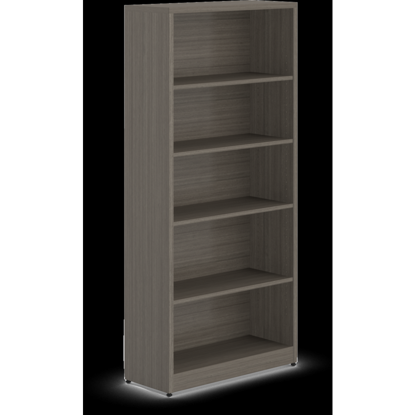 Offices To Go® Ionic Bookcase 30"W x 12"D x 65"H Absolute Acajou
