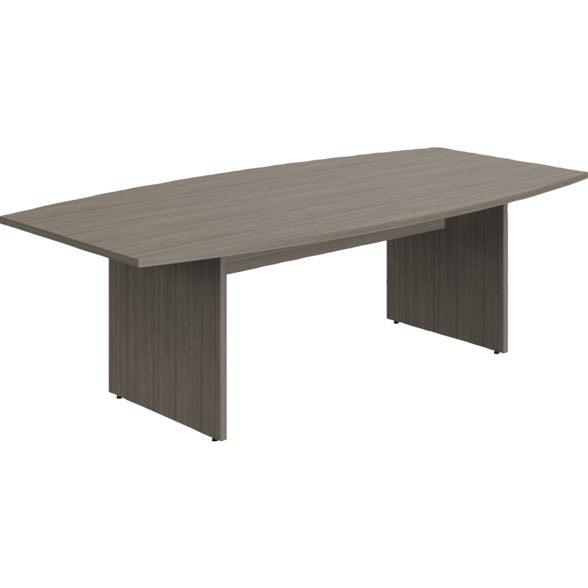 Offices to Go™ Ionic Conference Table 96" Boatshaped Absolute Acajou Finish