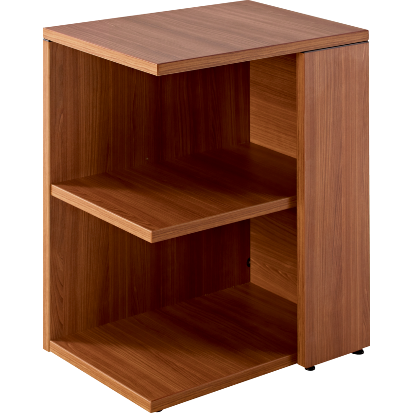 Offices to Go® Ionic Series End Shelf Unit, Right 16"W x 24"D x 29"H Winter Cherry