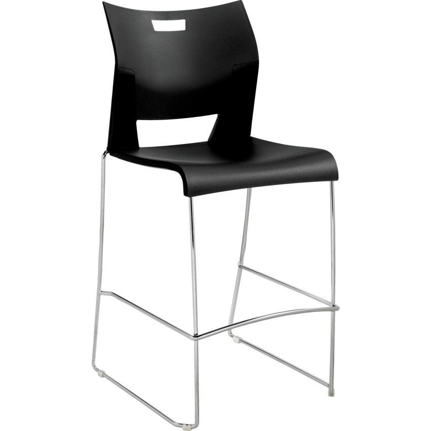 Global® Duet™ Bar Height Stool Armless Night