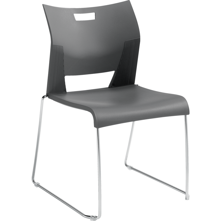 Global® Duet™ Stacking Chair Armless Shadow