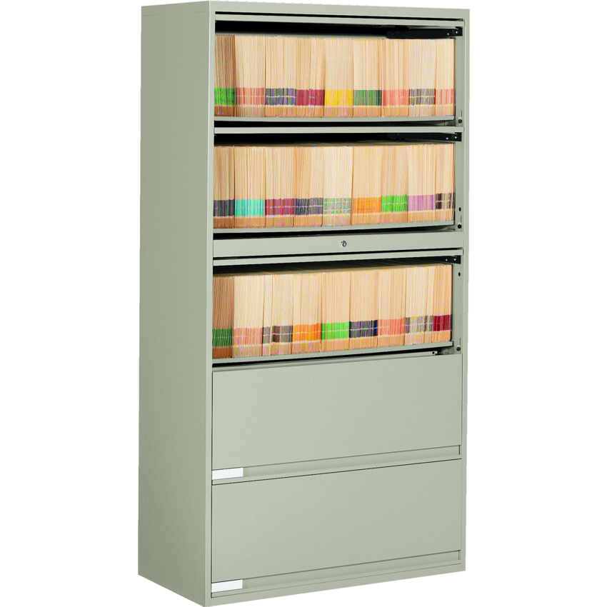Global® 9100 End Tab Cabinet 5 Shelves Nevada