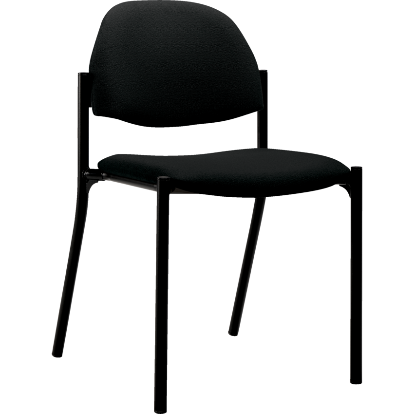Global® Comet™ Stacking Chair Armless Fusion Carbon