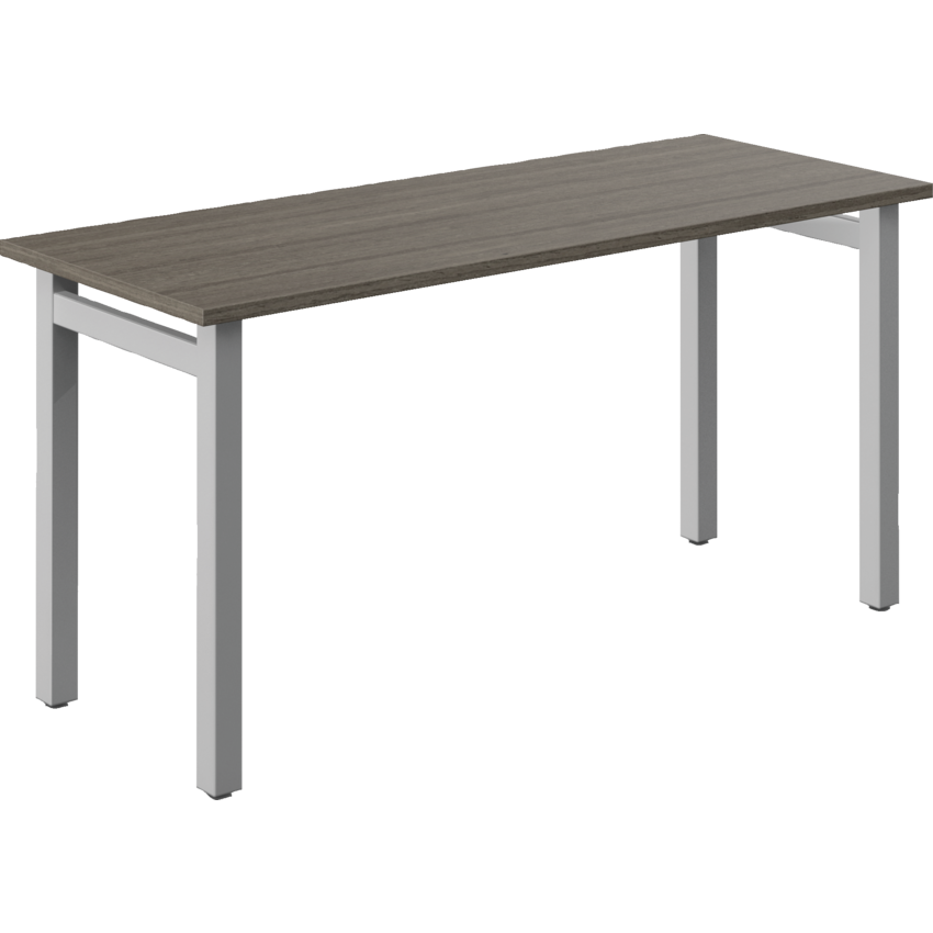 Offices to Go® Ionic Table Desk 60"W x 24"D Absolute Acajou finish