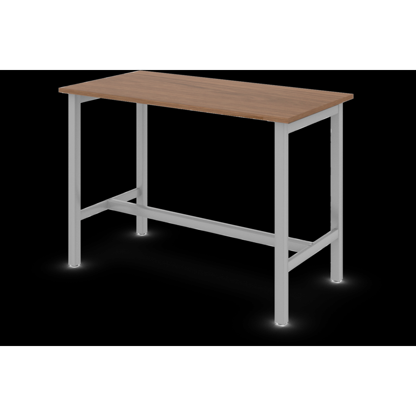 Offices to Go® Ionic Maker Table 60"W x 30"D x 42"H Winter Cherry finish