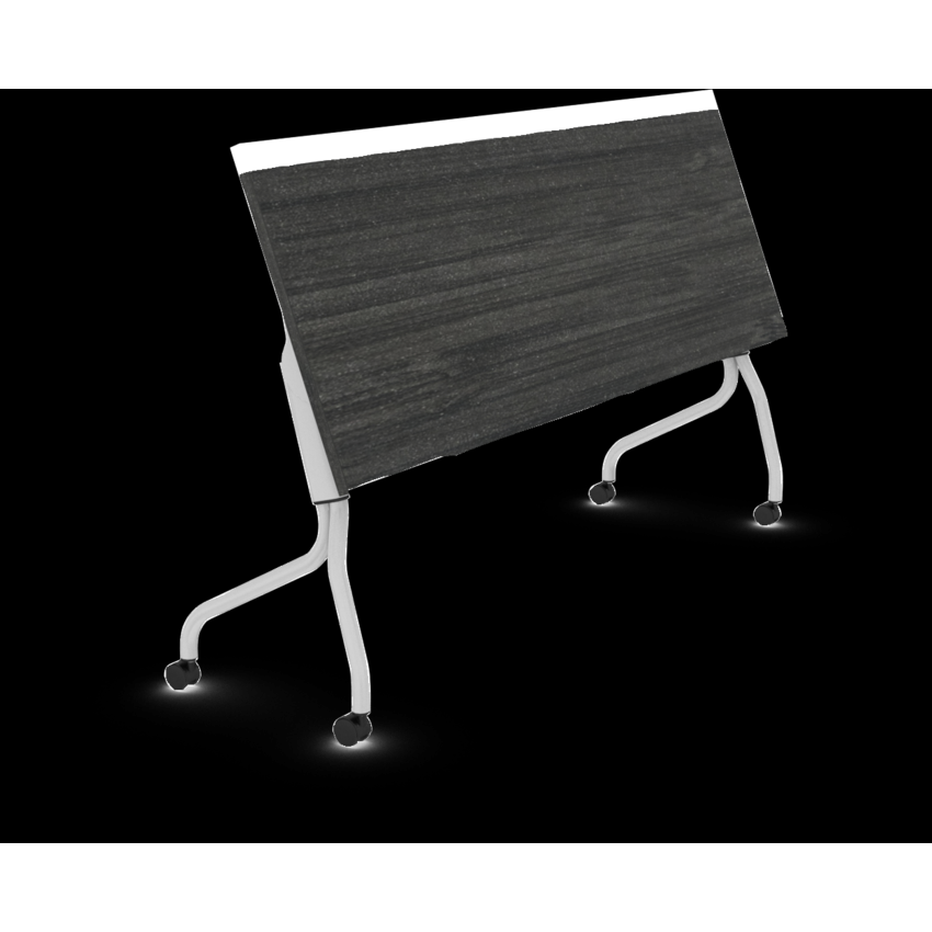 Offices to Go® Ionic Training Tables 72"W x 24"D Asian Night finish