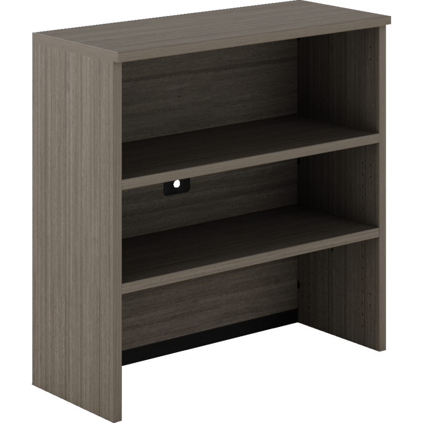 Offices To Go® Newland™ Hutch 36"W x 15"D x 36"H Absolute Acajou finish
