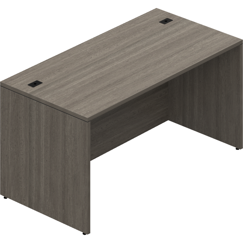 Offices To Go® Newland™ Rectangular Desk 66"W x 30"D x 29-3/5"H Absolute Acajou finish