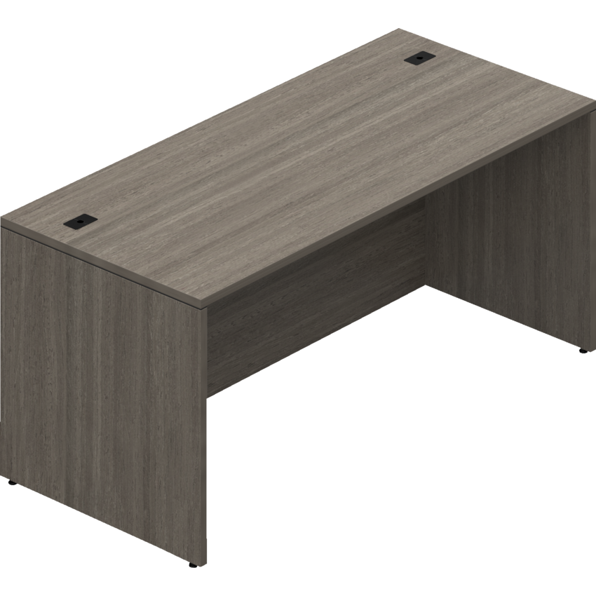 Offices To Go® Newland™ Rectangular Desk 72"W x 29-7/10"D x 29-3/5"H Absolute Acajou finish