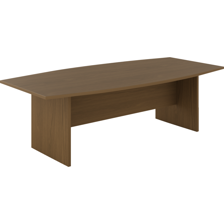 Offices To Go® Newland™ Boardroom Table 1 Pc Boat Shaped 96"W x 48"D x 29"H Winter Cherry finish