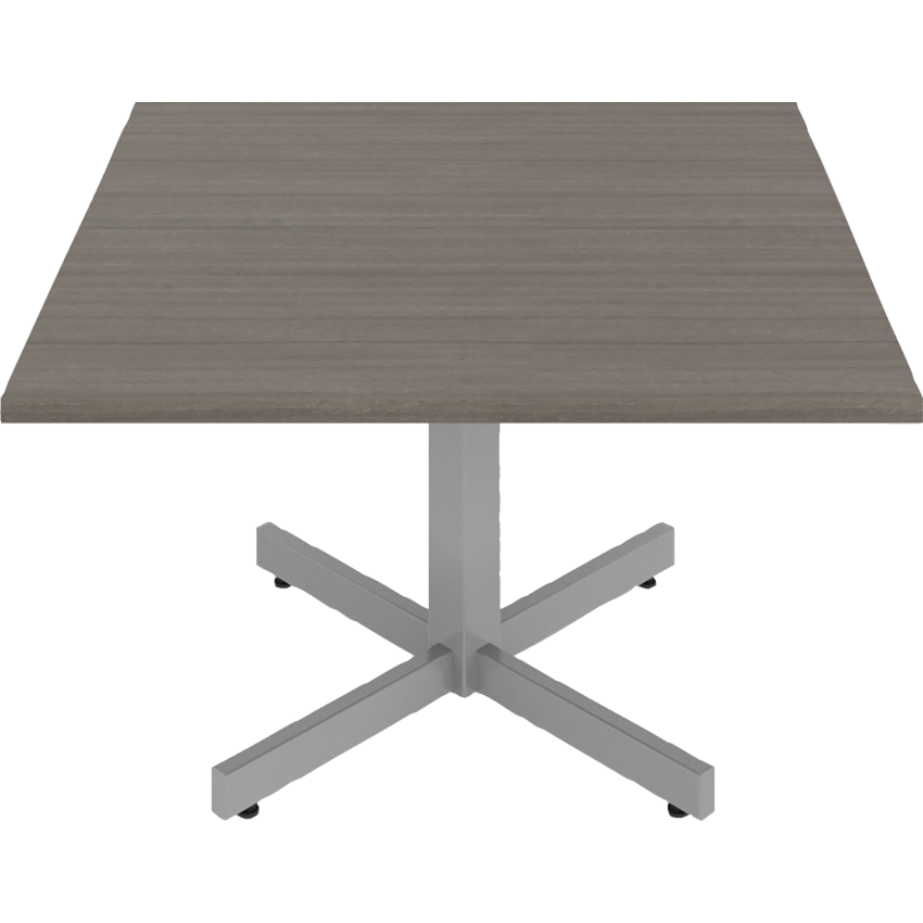 Offices to Go® Newland™ Table Square top 36"W x 36"D x 22"H Absolute Acajou finish