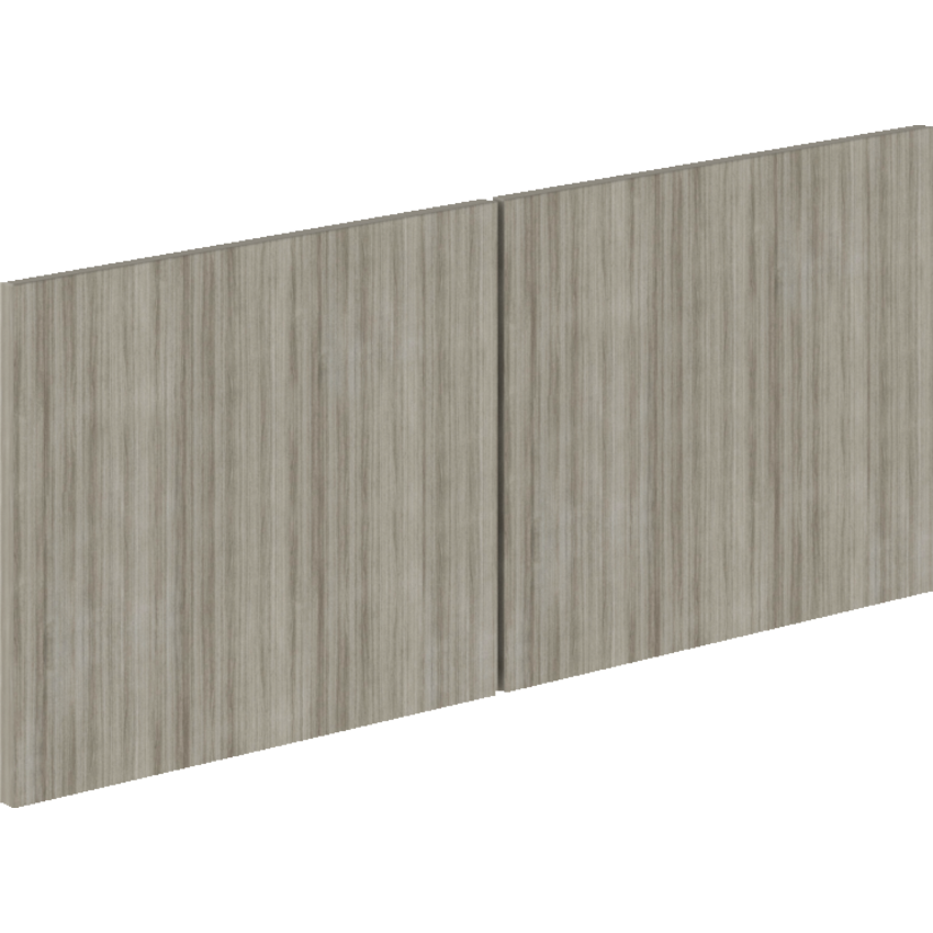 Offices To Go® Newland Door Kit 35-4/5"W x 7/10"D x 15"H Absolute Acajou finish