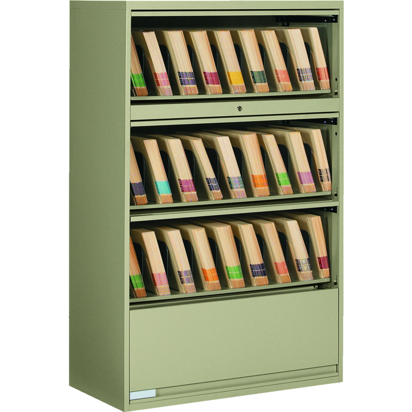 Global® 9100 End Tab Cabinet 4 Shelves Nevada