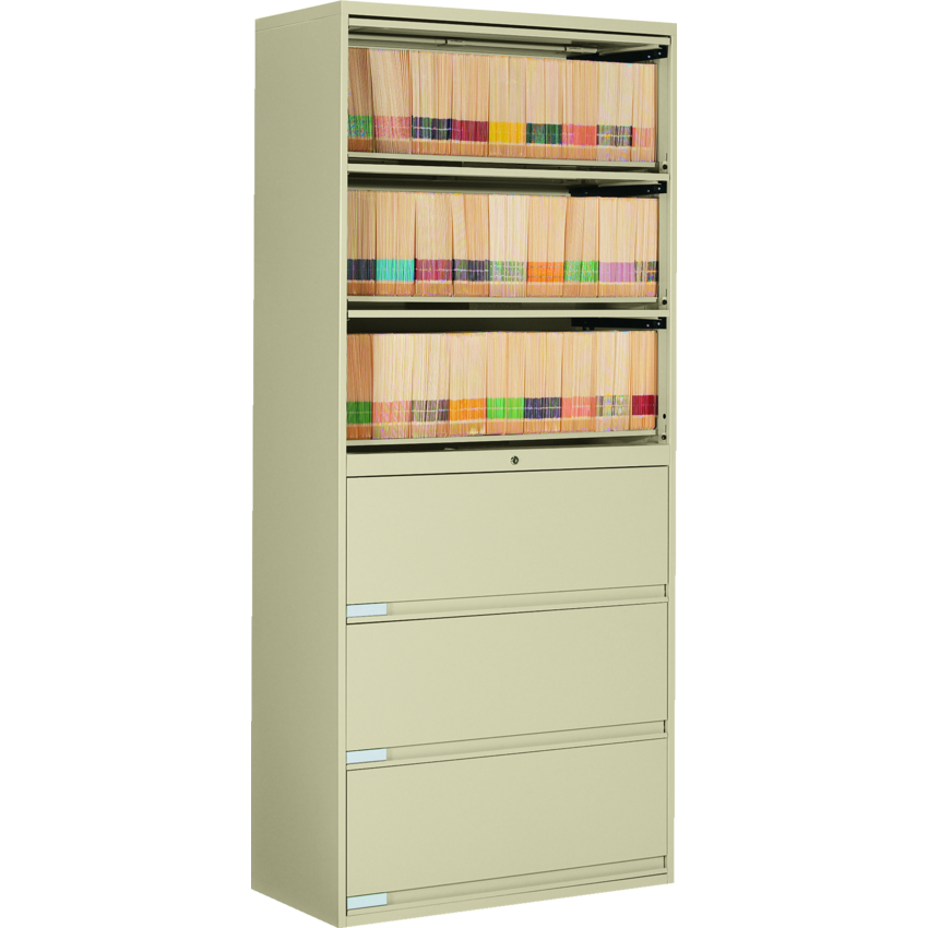 Global® 9100 End Tab Cabinet 6 Shelves Nevada