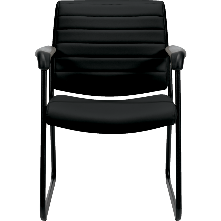 Offices To Go™ Caman Medium Back Guest Chair Black
