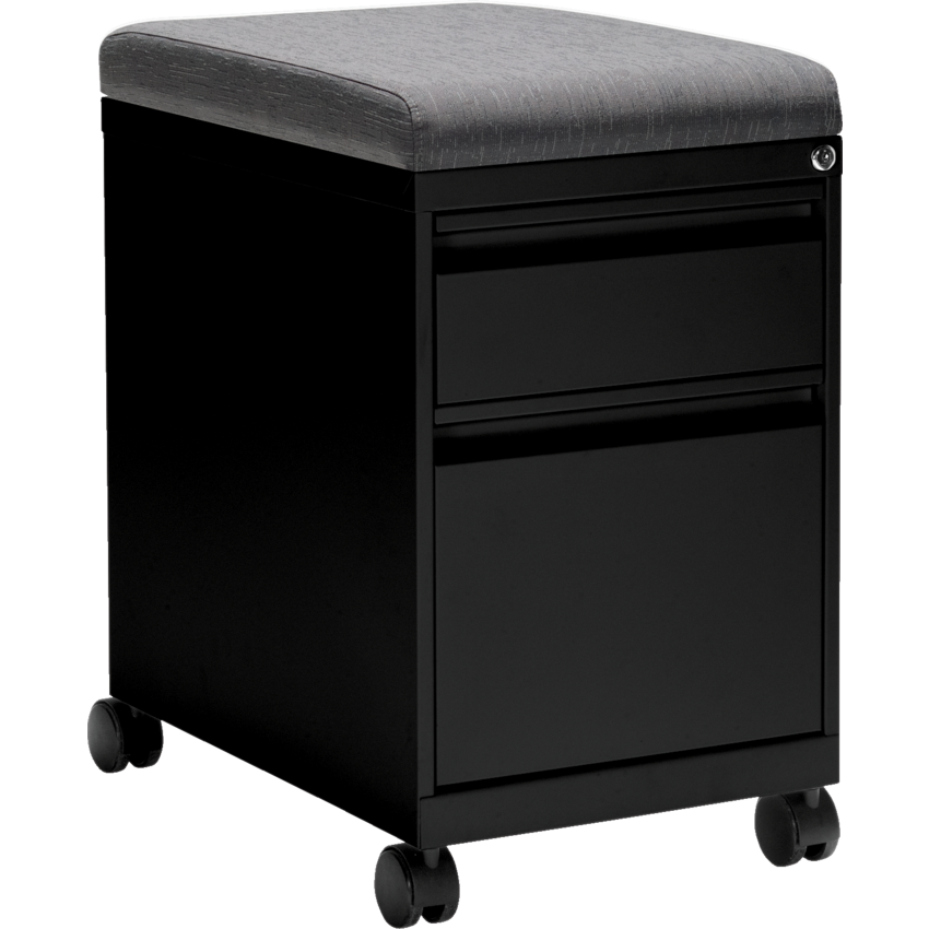 Offices to Go® Mobile File Pedestals 23" Black