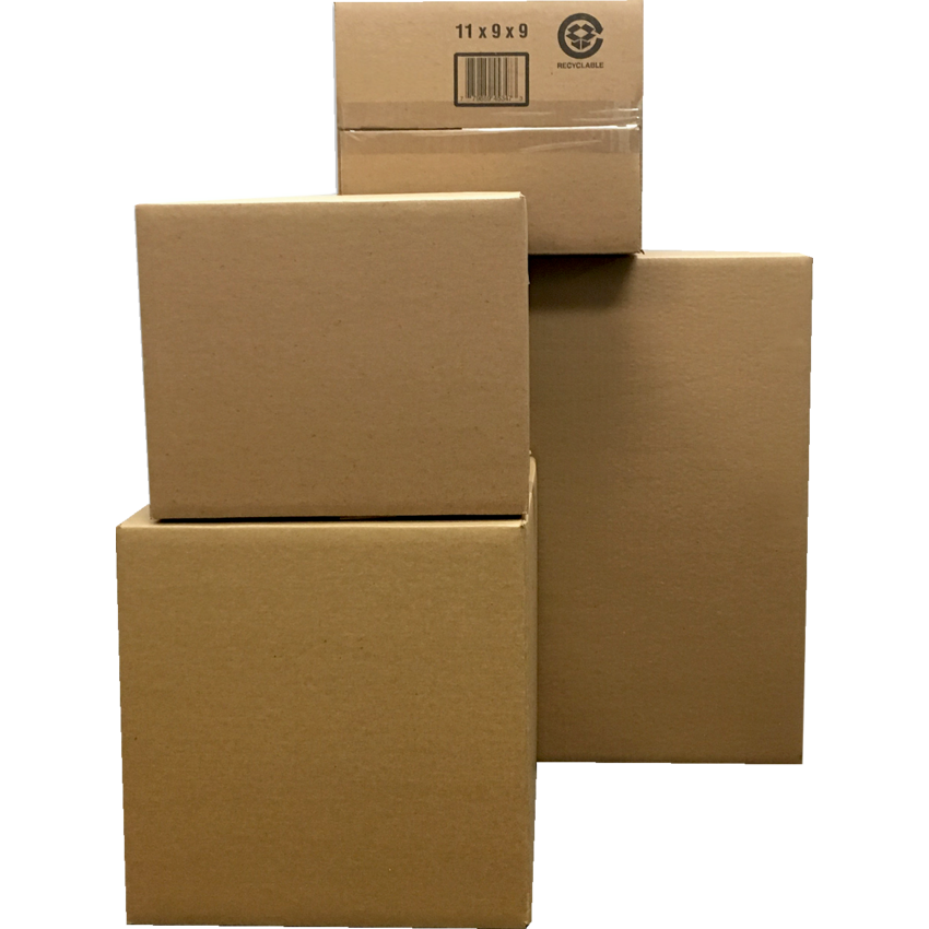Kraft Corrugated Shipping Boxes 8" W x 8" D x 8" H 25/pkg