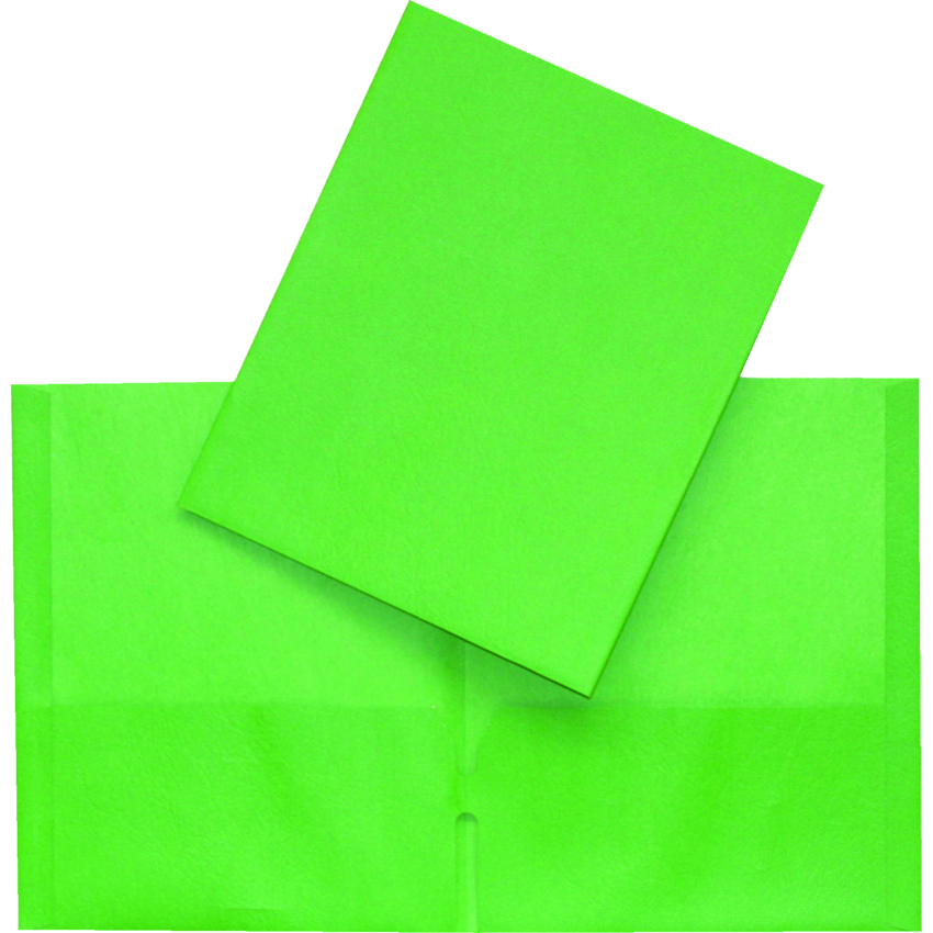 Hilroy Twin Pocket Portfolio 11-3/4" x 9-1/2" Green