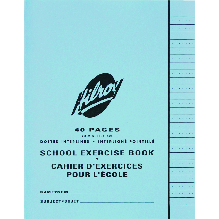 Hilroy Exercise Book Dotted Interlined Ruled w/Margin 9-1/8x7-1/8" 40 pages