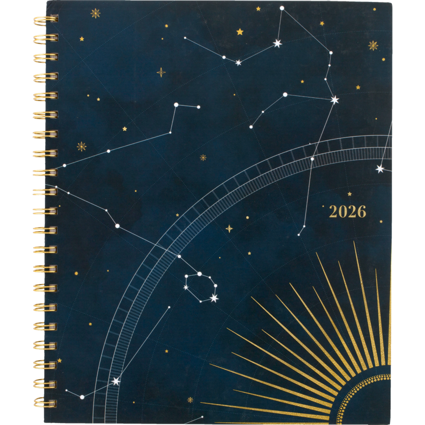 Cambridge® Stargazer Weekly/Monthly Planner 11" x 9" Bilingual Blue