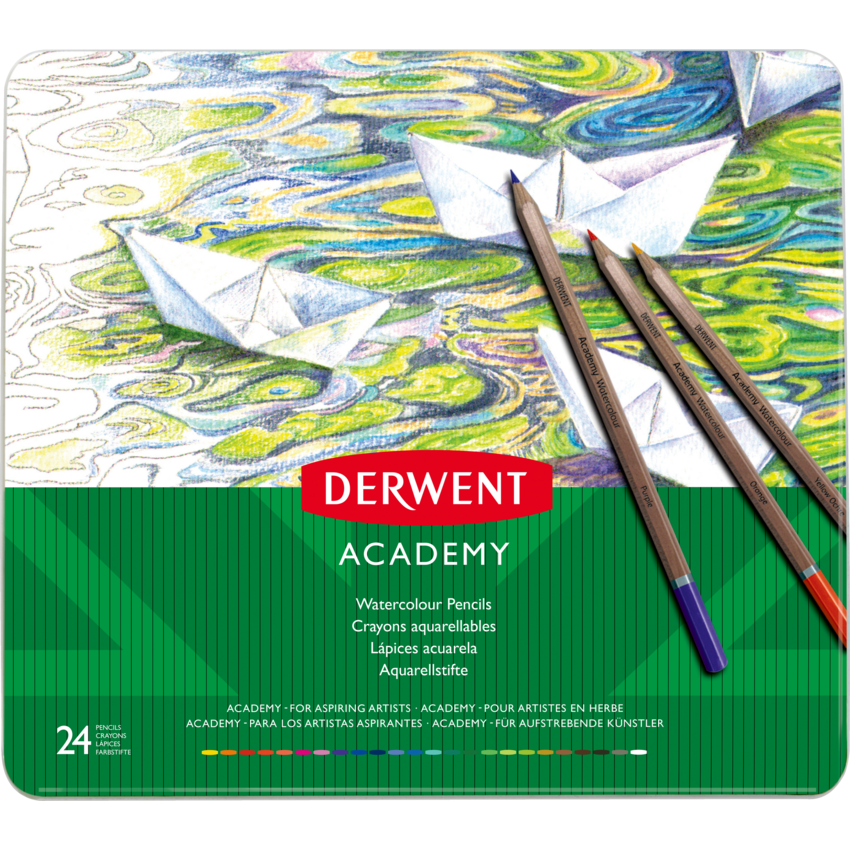 Derwent Academy® Watercolour Pencils Assorted Colours 24/pkg