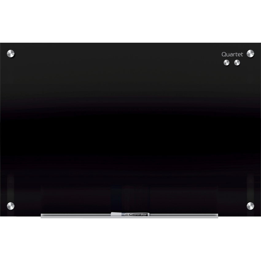 Quartet® Infinity™ Magnetic Glass Dry-Erase Board 24" x 36" Black