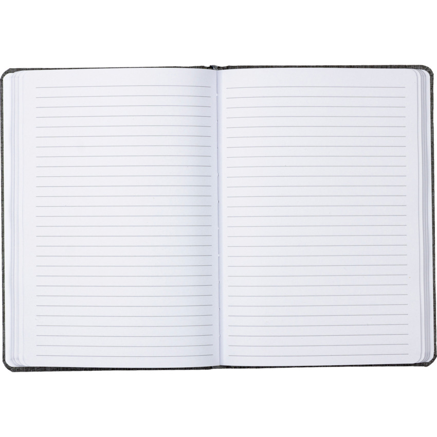 Cambridge® Bungee Notebook 8-1/2" x 6" Light Grey