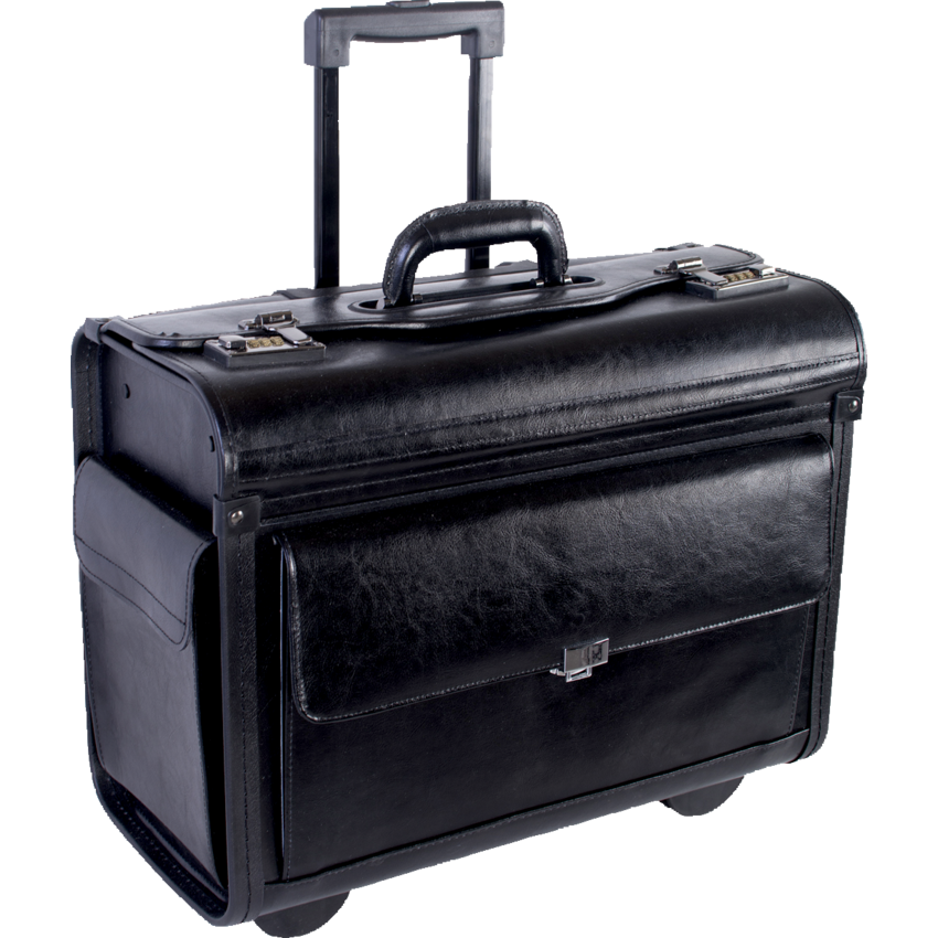 Nextech Rolling Catalogue Case 15.6" Leather Black