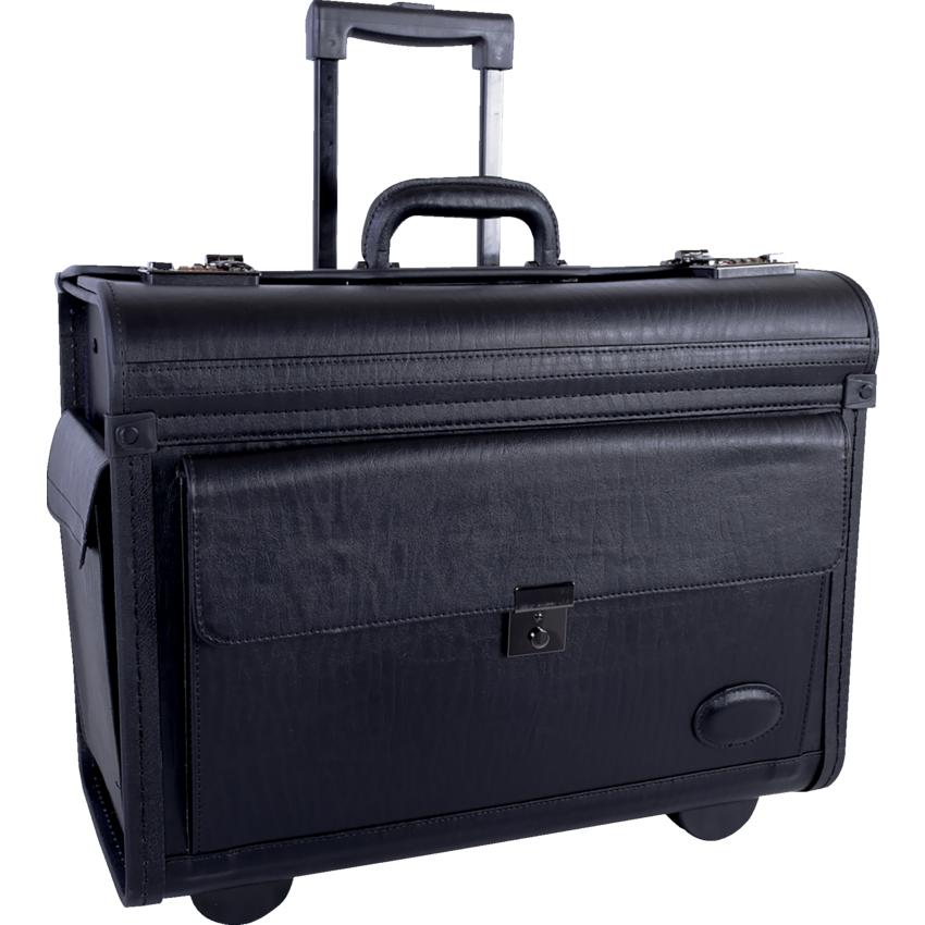 Nextech™ Rolling Catalogue Case 15.6" Vinyl Black