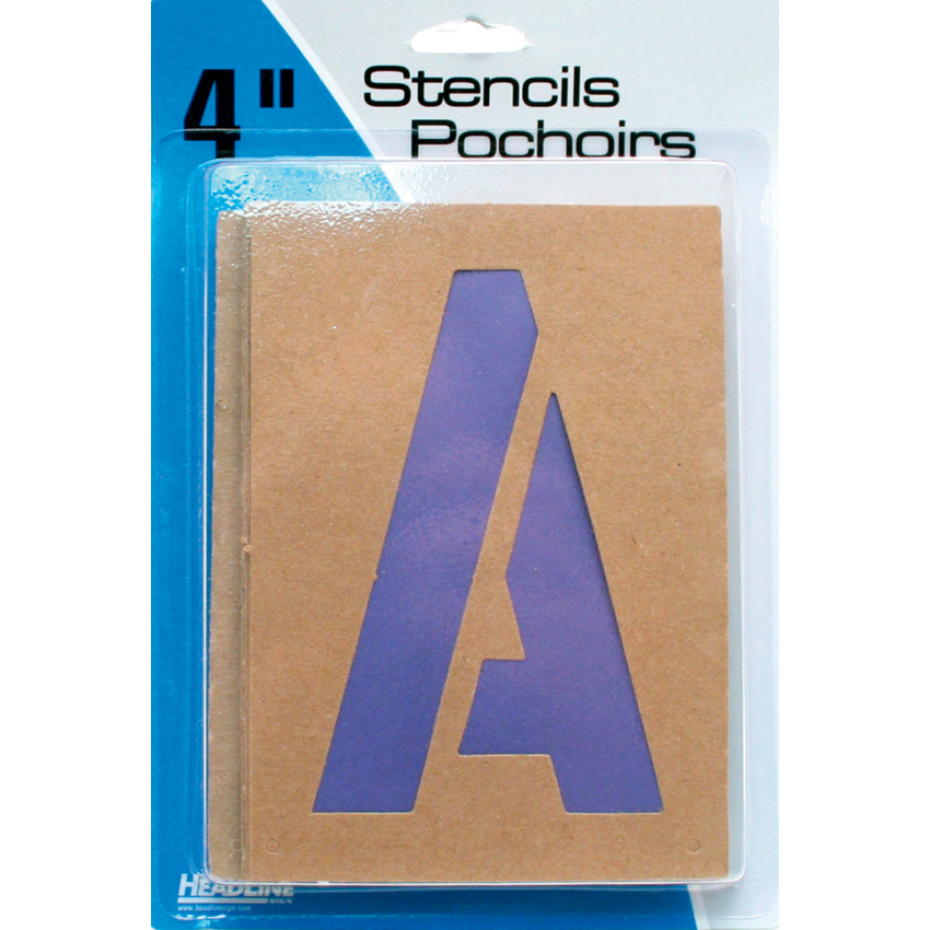 Headline® Stencils Capitals and numerals 4