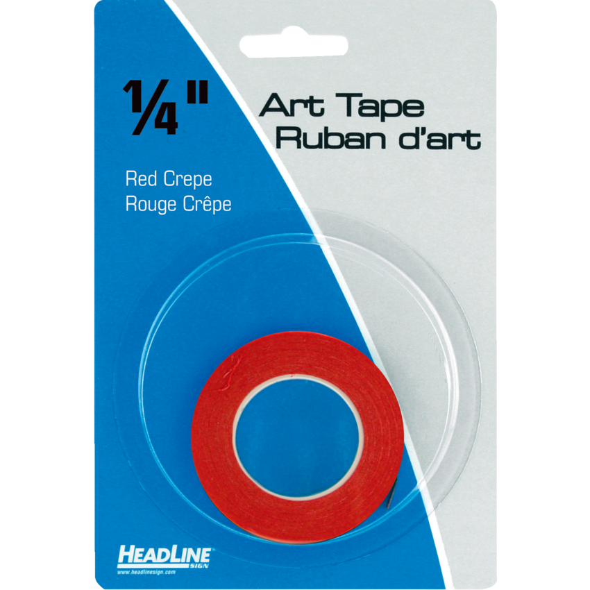 Headline® Graphic Art Tape 1/4" x 324" Red
