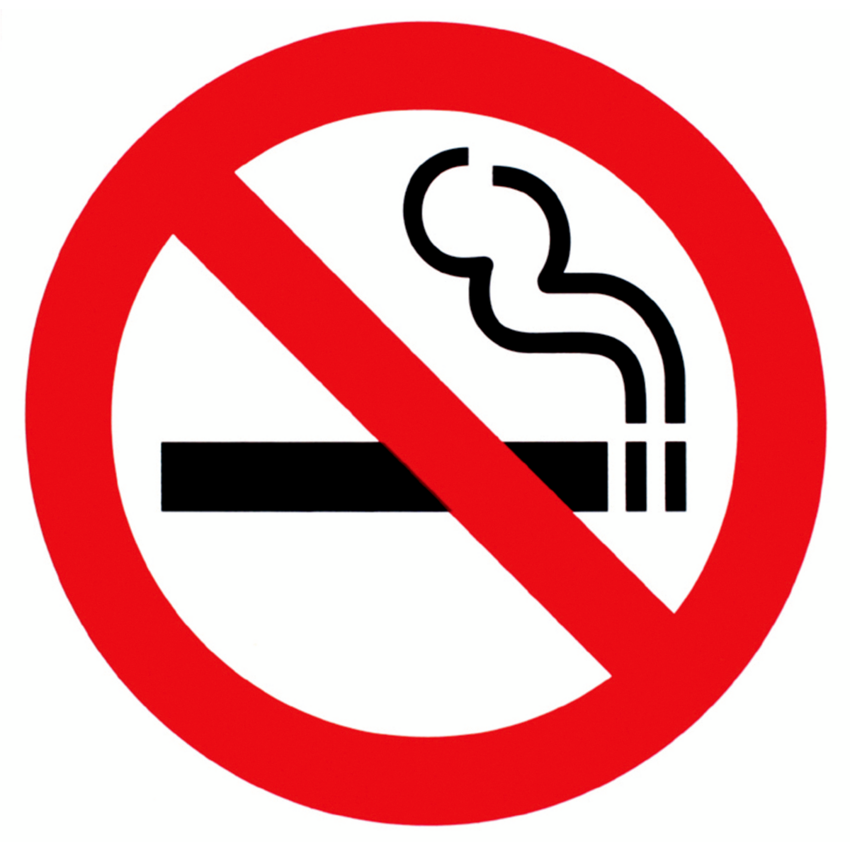 Headline® International Symbol Sign No Smoking 6x6
