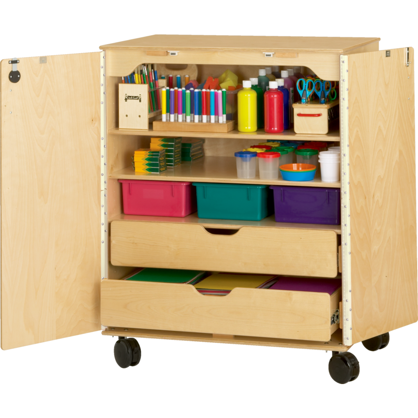 Jonti-Craft® Supply Cabinet 36"W x 24"D x 46"H 206 lbs