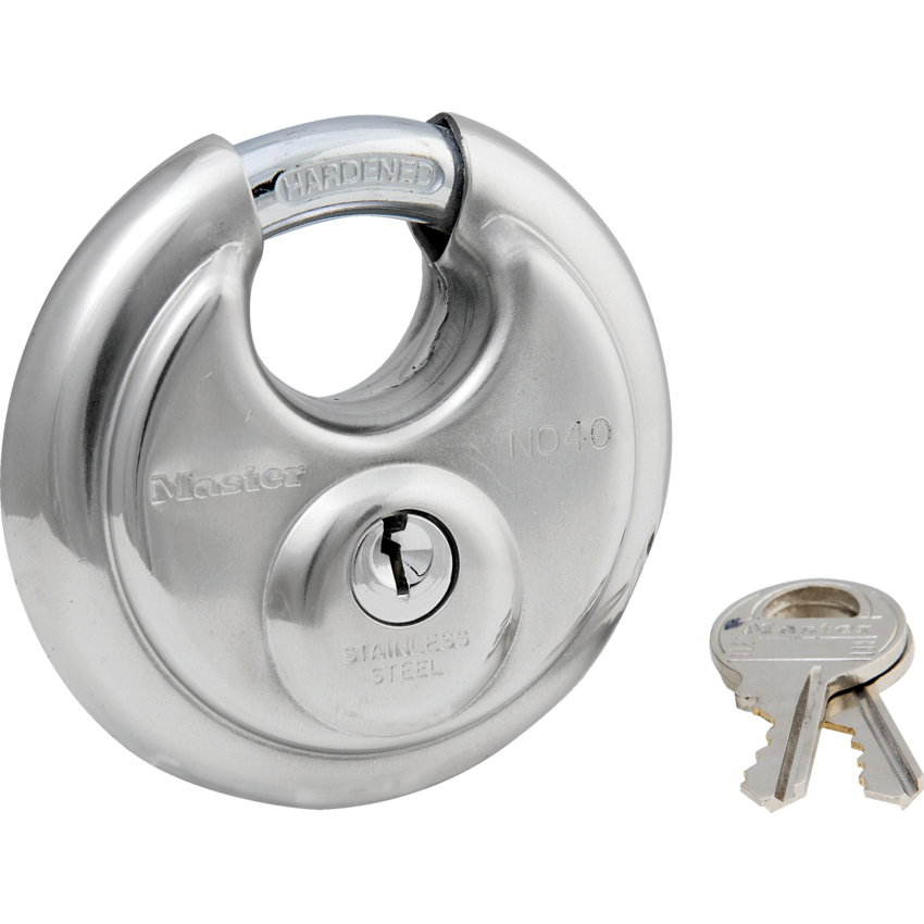 Master Lock® Discus Padlock with Shackle 2-3/4"