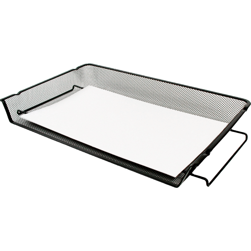 Winnable Mesh Stackable Side-load Tray Legal Black