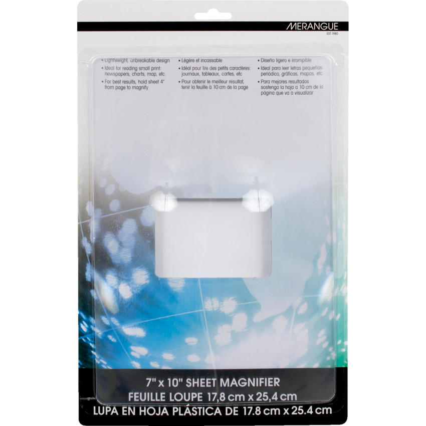 Merangue Sheet Magnifier 7" x 10