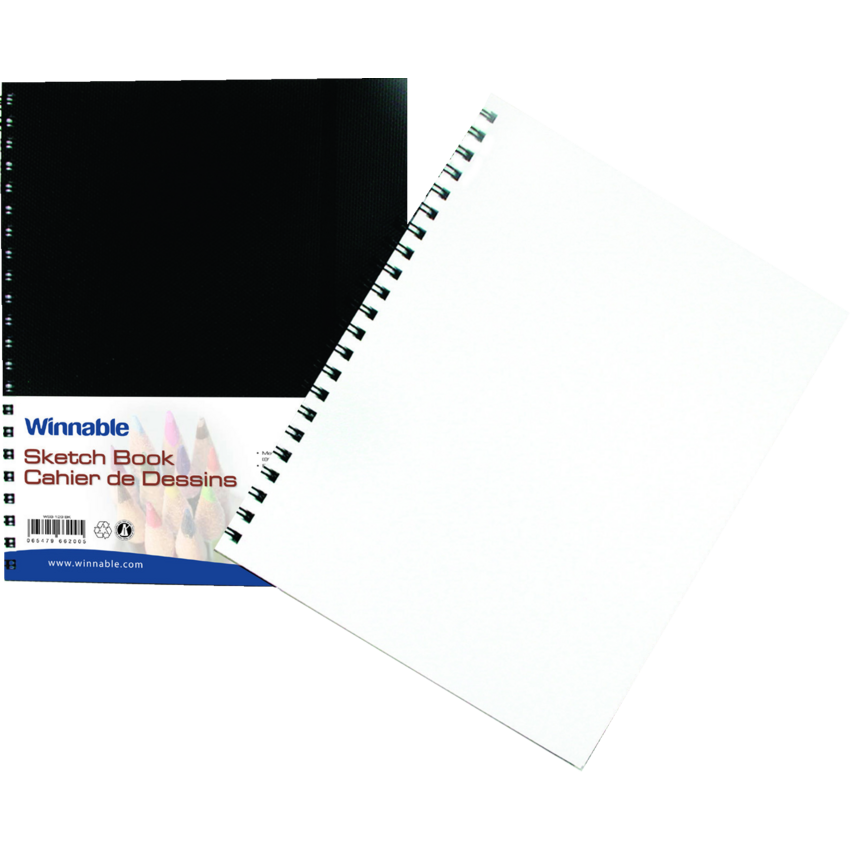 Winnable Sketch Book 60 sheets 12" x 9
