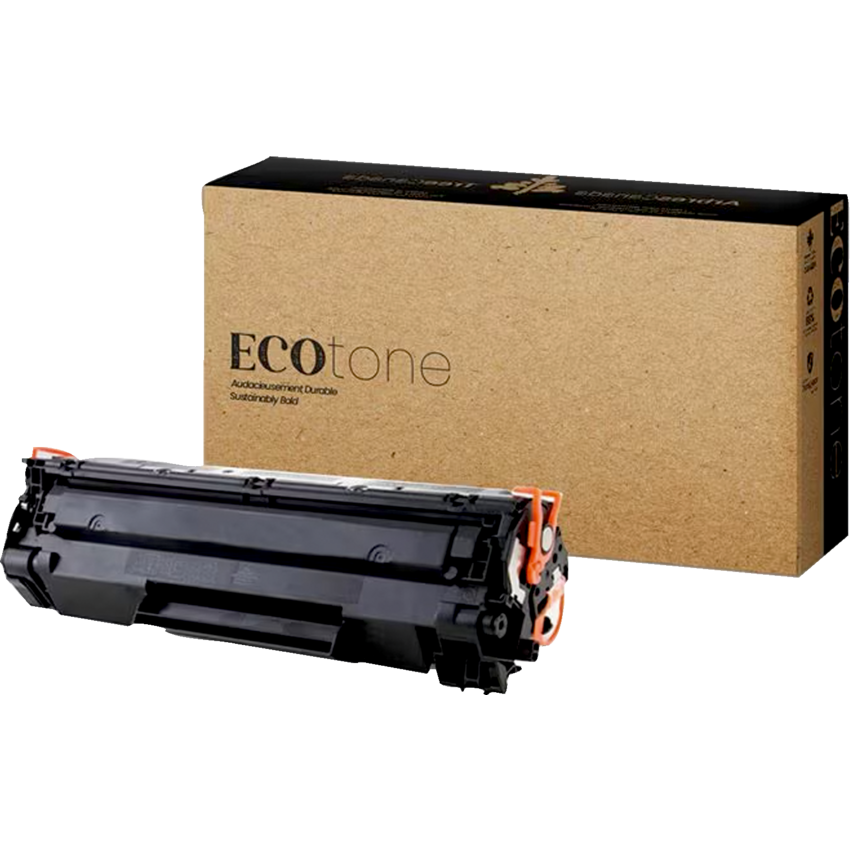 EcoTone® Remanufactured Laser Cartridge (HP CE278A) Black