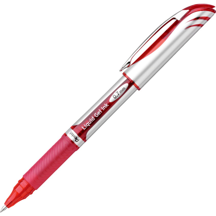 Pentel® EnerGel® Deluxe Liquid Gel Ink Roller 0.7 mm Red