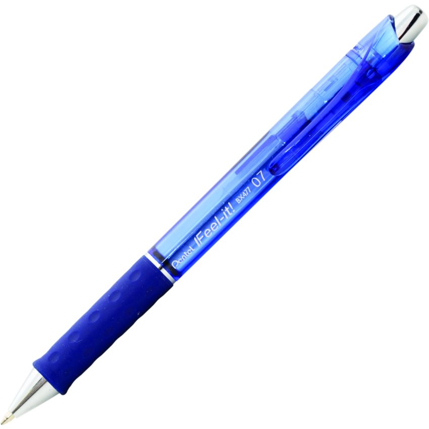 Pentel® IFeel it! Retractable Ball Point Pens Medium Point Blue 2/pkg