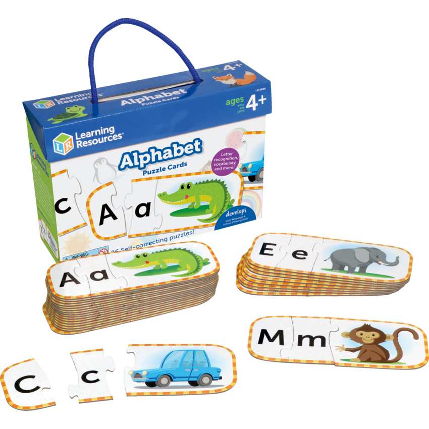 Learning Resources® Puzzle Cards Alphabet