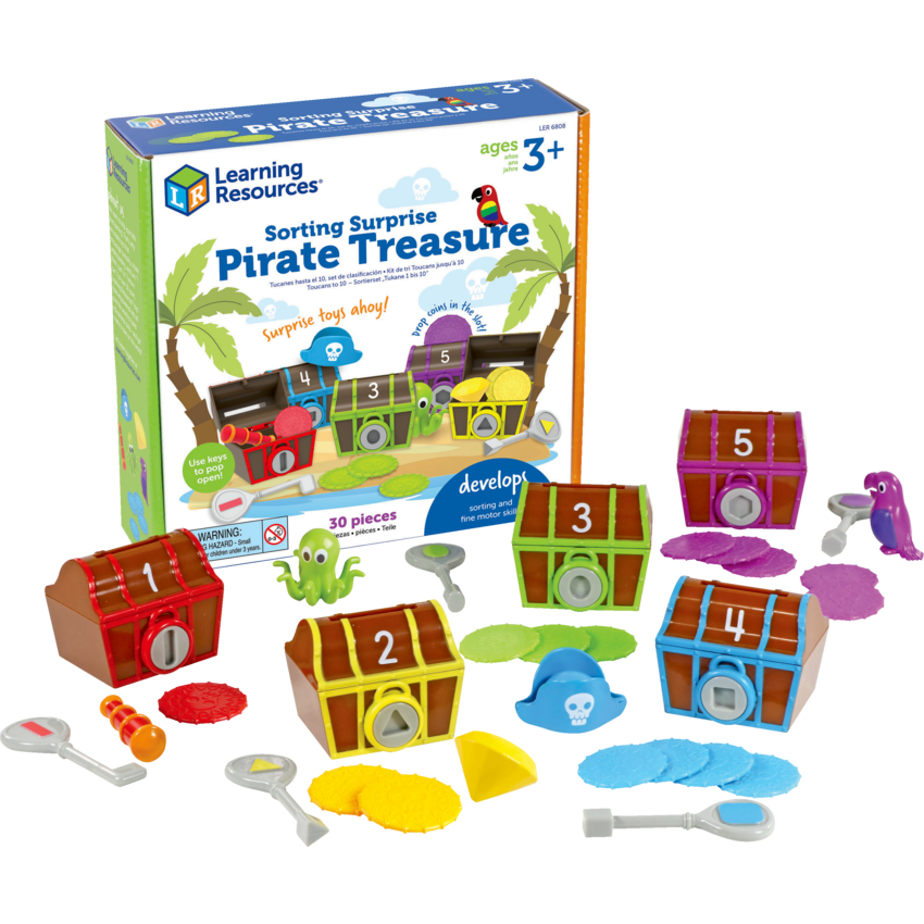 Learning Resources® Sorting Surprise Pirate Treasure
