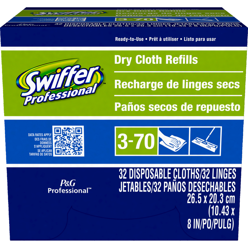 Swiffer® Sweeper Refills Dry Cloth 32/box
