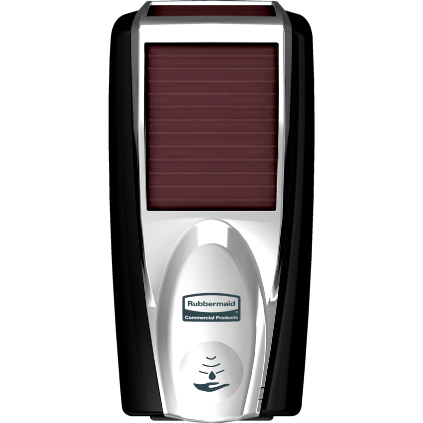 Rubbermaid® AutoFoam LumeCel™ Touch-Free Dispenser Black and Chrome