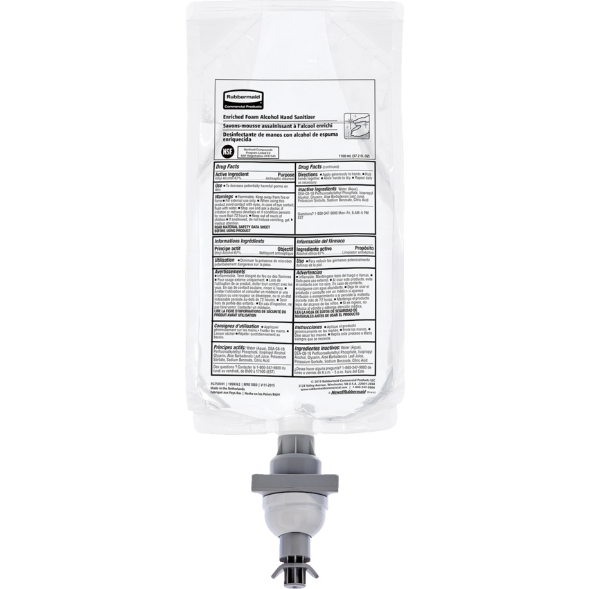 Rubbermaid® AutoFoam Hand Sanitizer 1.1 L